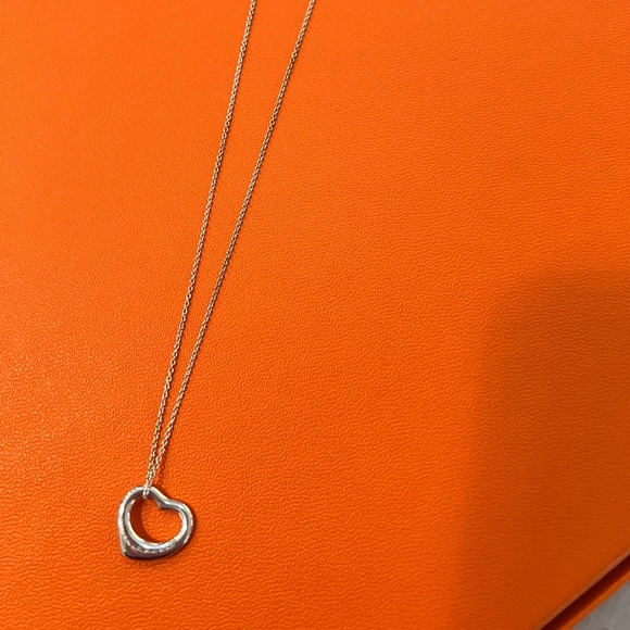 Tiffany & Co Elsa Peretti Open Heart Necklace - Picture 4 of 5